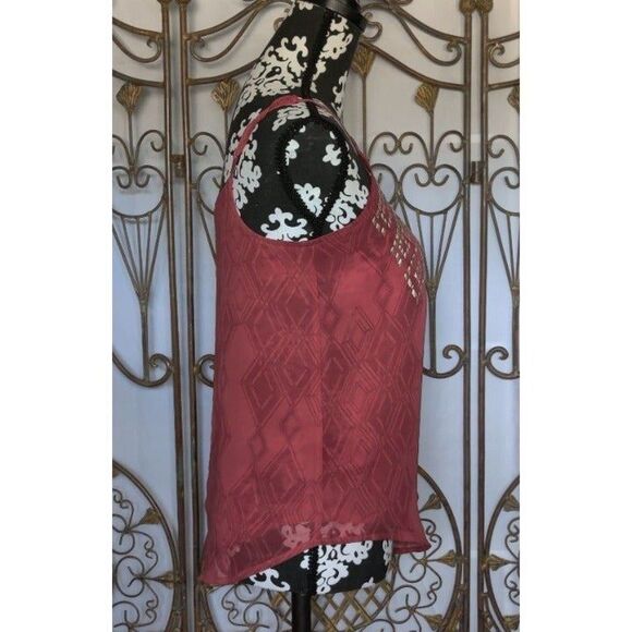 Mudd Burgundy Spaghetti‎ Strap Top Size Small - Picture 5 of 5
